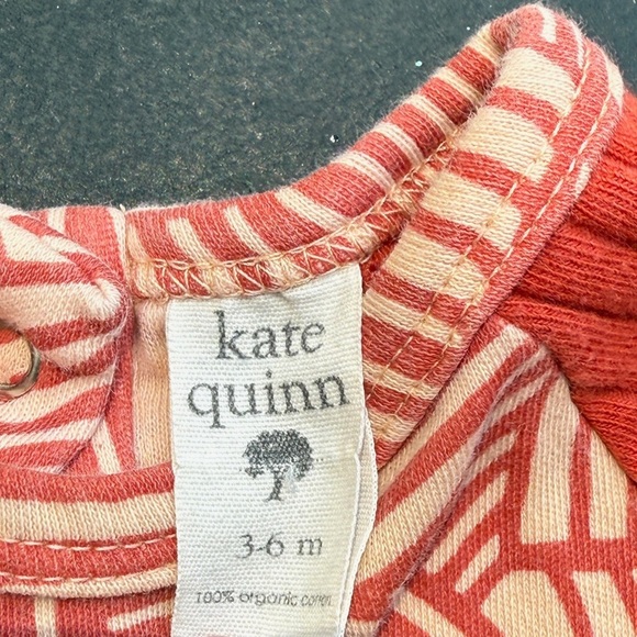 Kate Quinn Organic Cotton Romper Modern Stripes 3-6 Months - Picture 2 of 3